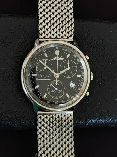 Relógio Mido Commander Ocean Star Aquadura Quartz Cronógrafo 542-8435