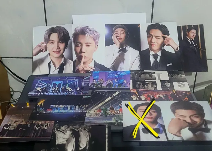 14 Photocards BTS originais TFMA 2021