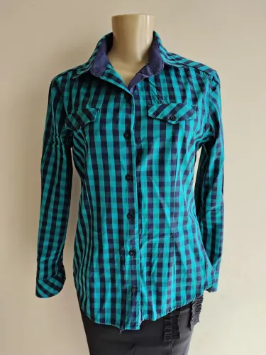 Linda Camisa Xadrez Feminina