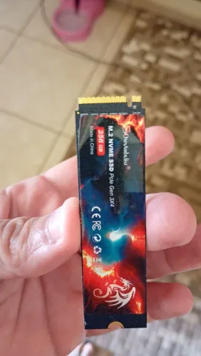 SSD NVME 256 gigas!