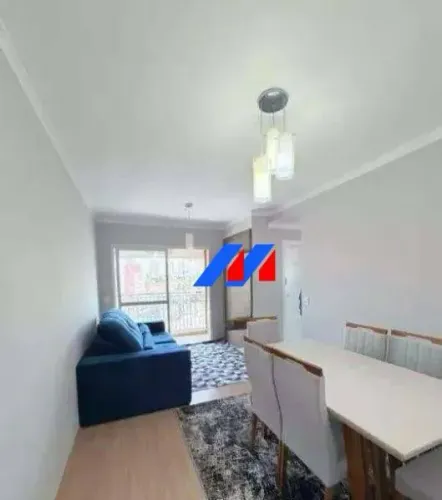 Apartamento com 2 dormitórios para alugar, 59 m² por R$ 3.338,78 - Baeta Neves - São Berna