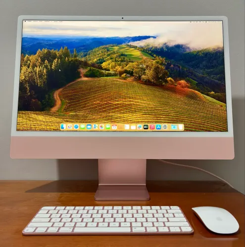 Apple iMac M1 24 polegadas (vermelho/rosa)  2021