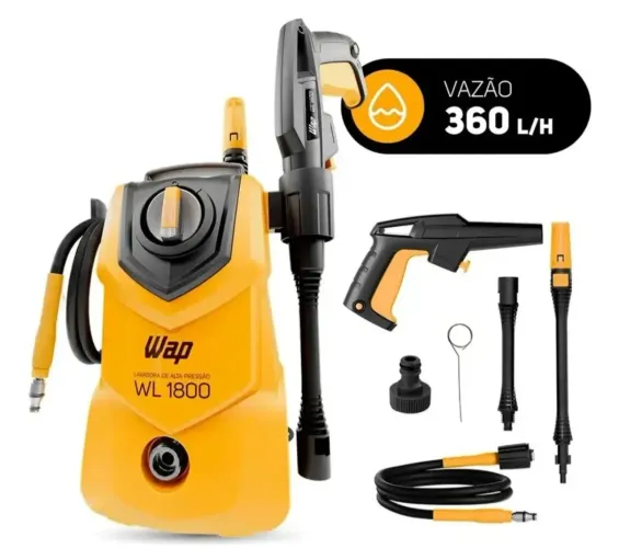 WAP 1800Wl Lavadora de Alta Pressão para Carro Moto e Casa