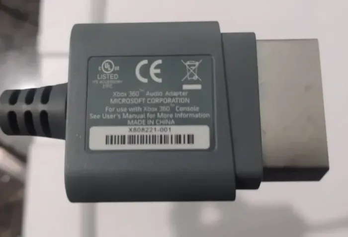 Cabo audio adapter original Xbox 360