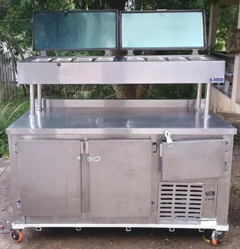 Balcão condimentadora 