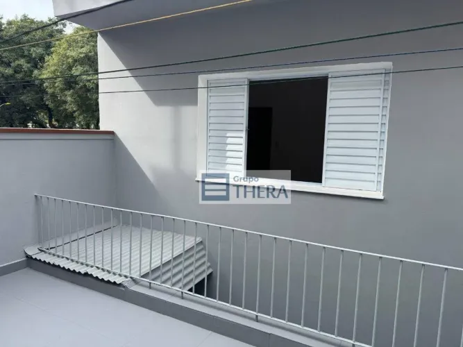 Sobrado com 2 dormitórios para alugar, 112 m² por R$ 3.560,00 - Campestre - Santo André/SP
