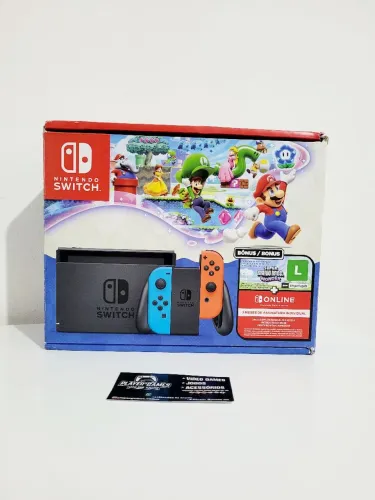 Nintendo Switch V2 Estado de Novo! (Aceito Cartão)
