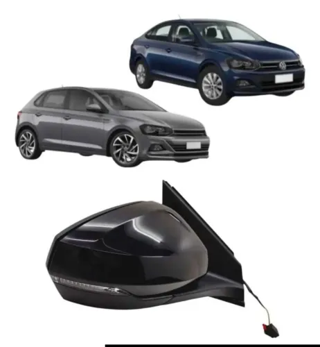 Retrovisor Direito Polo Virtus Manual 2018 a 2025 Original Novo