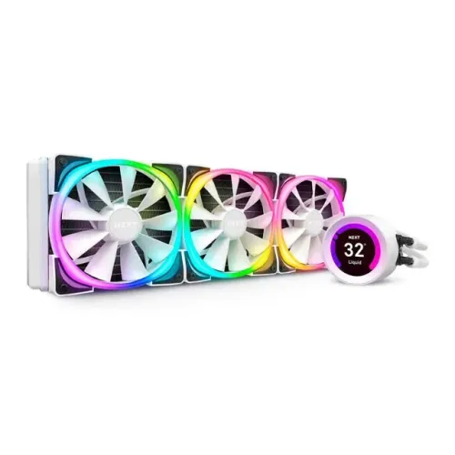 Water Cooler NZXT Kraken Z73 RGB, Display LCD, 360mm, Branco
