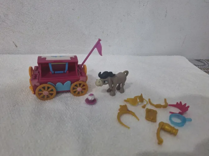 Lote de miniaturas my little pony playset carrinho pinkie pie