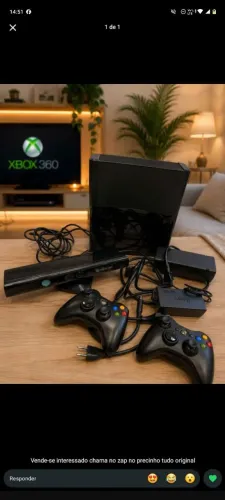 ? Xbox 360 completo à venda!