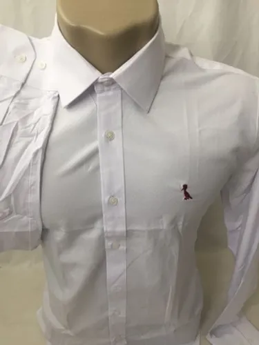 Camisa social slim fit lisa masculina entrega grátis