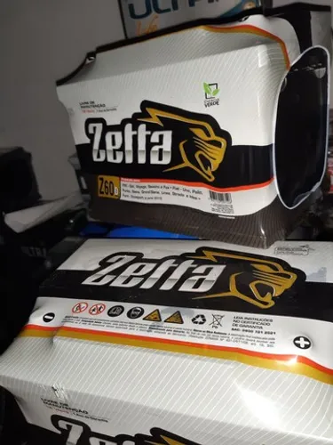 Bateria 60Ah Zetta Bateria Zeta 60Ah