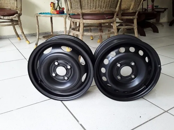 Roda de ferro aro 13: GM,FIAT,  Ford ( Del Rey , Corcel, belina ), VW e Renault.