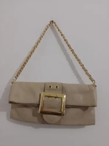 Bolsa pequena de couro legítimo 