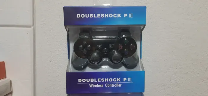 controle ps3 sem fio + cabo de carregamento - já é o menor preço