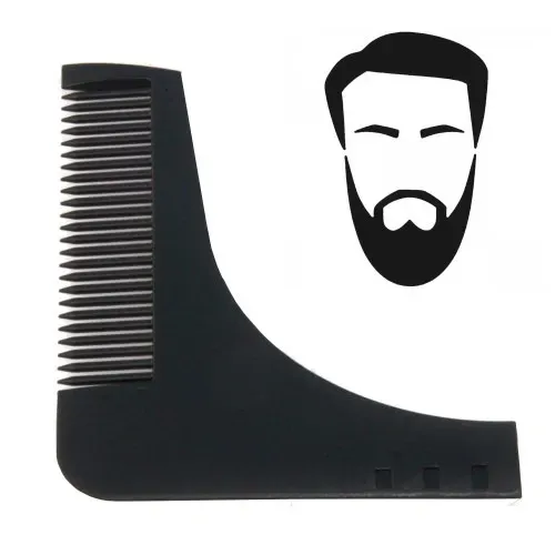 Pente Régua Modela Barba Reta Bigode Apara Alinha wpp:43. *