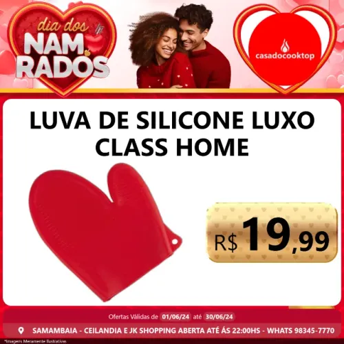 Luva de silicone luxo class home
