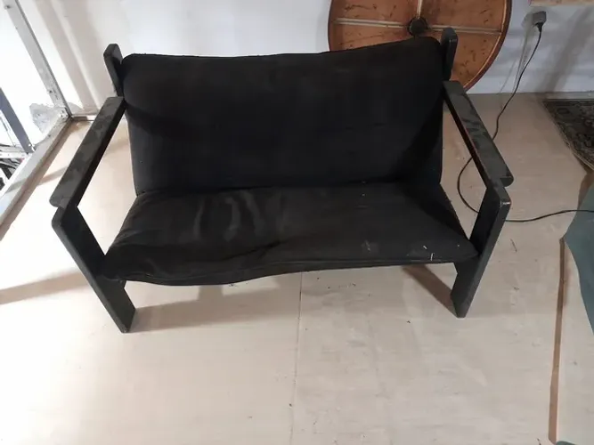 Sofa 2 lugares estilo lafer anos 70