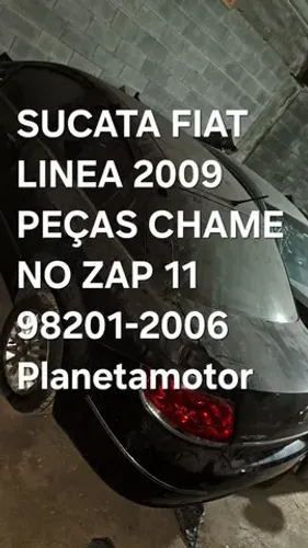 Sucata Fiat Linea 2009 Para Vendas De Peças Em Geral