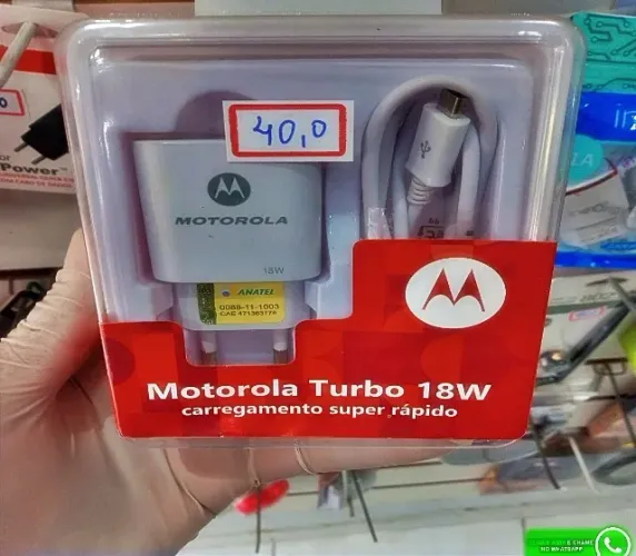 Carregador Turbo Microusb Original Motorola 
