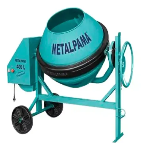 BETONEIRA 400L METALMPAMA C/RODA PLASTICA C/KIT