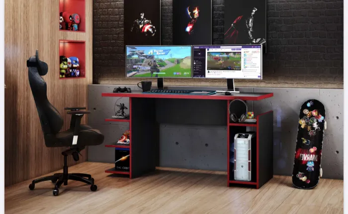 Mesa Gamer Rubi t433