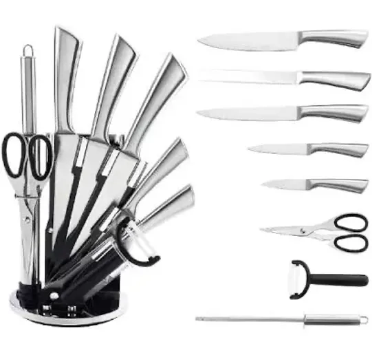 Jogo de Facas Inox 7 Peças (Novo)
