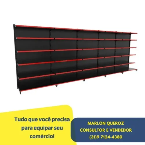 Gondola de Aço Preta Polar Nova