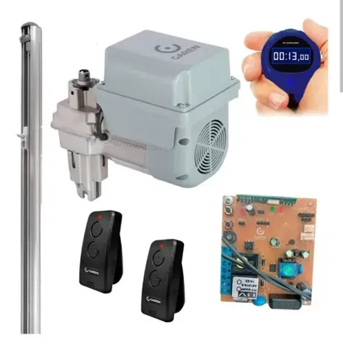 Motor Garen novo instalado portão eletrônico automático rápido instalado