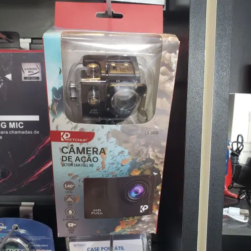 Camera de ação a prova d'água 