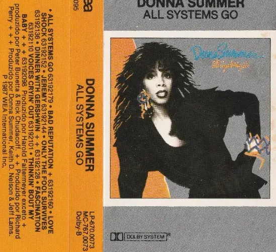 Donna Summer - All Systems Go (Cassette, , Stereo Country: Brazil Released: 1987