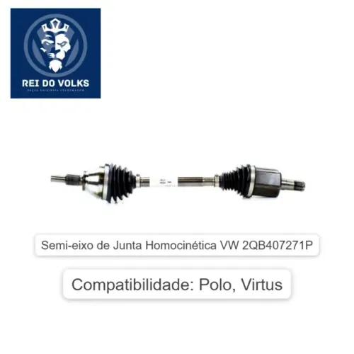Semi-eixo de Junta Homocinética VW 2QB407271P
