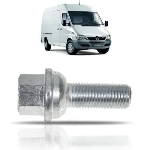parafuso da roda de ferro dianteira / traseira mercedes benz sprinter 2002 a 2012
