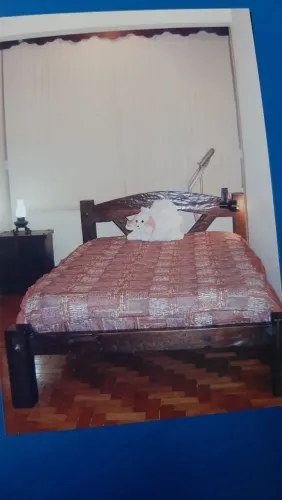 Cama Rústica de Dormente