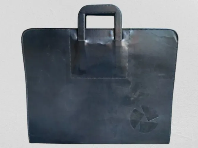 Pasta Executiva em Couro com Portfólio - Nova Vintage Banco Nacional