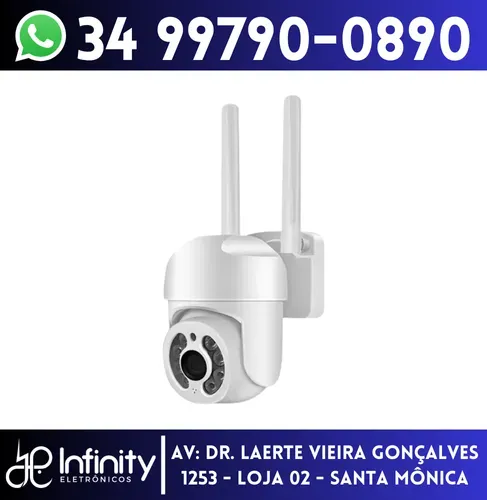 Câmera Wifi Externa a Prova D'água Giratória