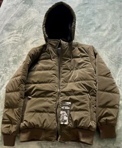 Jaqueta com Capuz Verde Militar - ANDE JIA