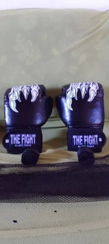 Luvas de Combate The Fight Black Tiger - 12Oz