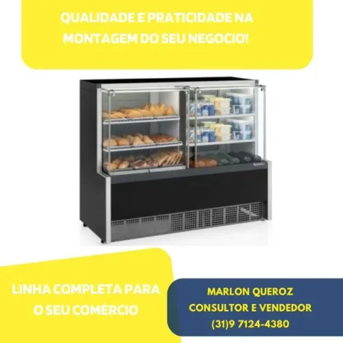 Balcão Refrigerado / Estufa Gelopar Novo 1.4M