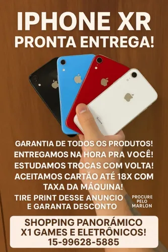 IPHONE XR VÁRIAS CORES 