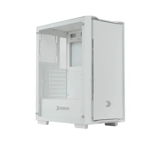 Gabinete KBM! GAMING GN110, Mid Tower, ATX, Lateral Vidro, Branco, Novo, Lacrado