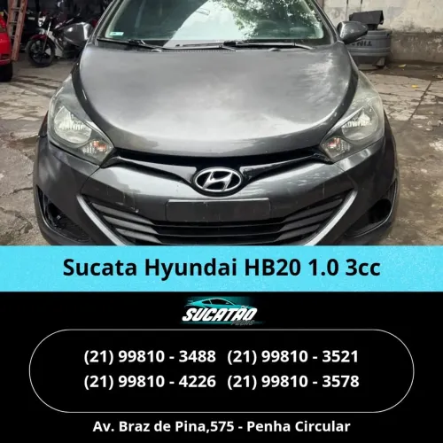 Sucata HB20 Sedan 1.0 2015 - Peças Originais Hyundai