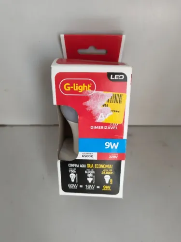 Kit 10 Lampadas Led 9w 220v 6500K G-Light