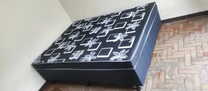 Casal com Colchão Floral BOX BOX 380