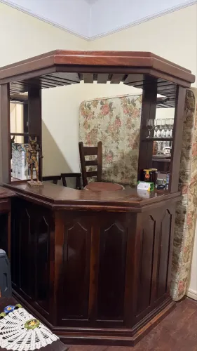 Bar madeira maciça antigo 