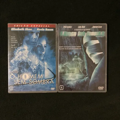 Combo 2 DVDs O Homem sem Sombra  (DVDs dual áudio)