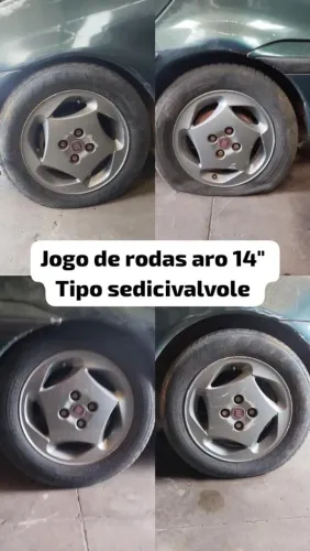 Jogo de Rodas Aro 14 originais Fiat