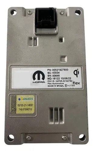 Módulo Carregador Indução Fiat Strada Ranch 2024 00521927800