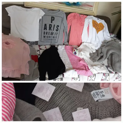 Lote de roupas infantis tam 6 a 8 --lote com 11 peças de marca